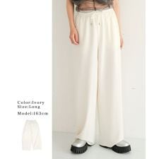 【pufe】丈が選べるカーブスウェット