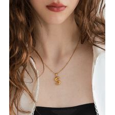 【at.】イニシャルネックレス