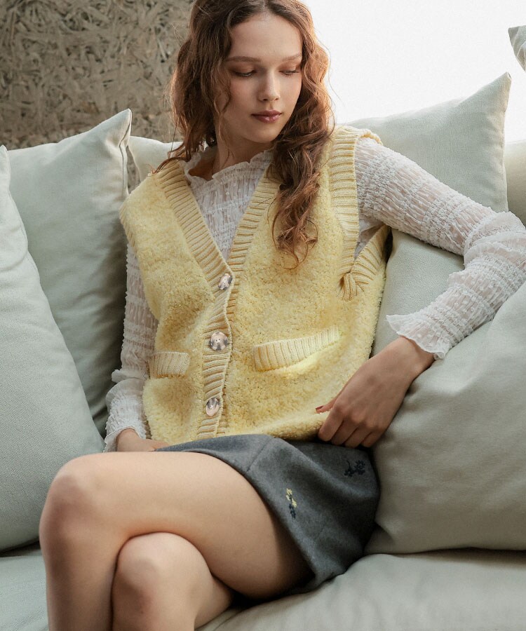 donobanフレアツイードベスト 楽天市場】【Donoban】フレアツイードベスト／ドノバン（DONOBAN