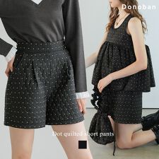 ドノバン(DONOBAN)の【Donoban】ドットキルティングショートパンツ