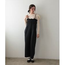 ドノバン(DONOBAN)の【Donoban】ドットフリルサロペット