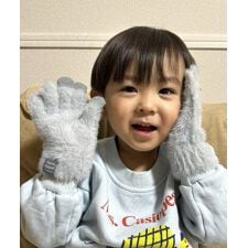 【Shop Select】キッズ モヘア風 スマホ対応手袋&2way手袋