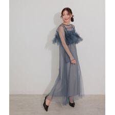 【ANDRESD】multiway volume tulle dress
