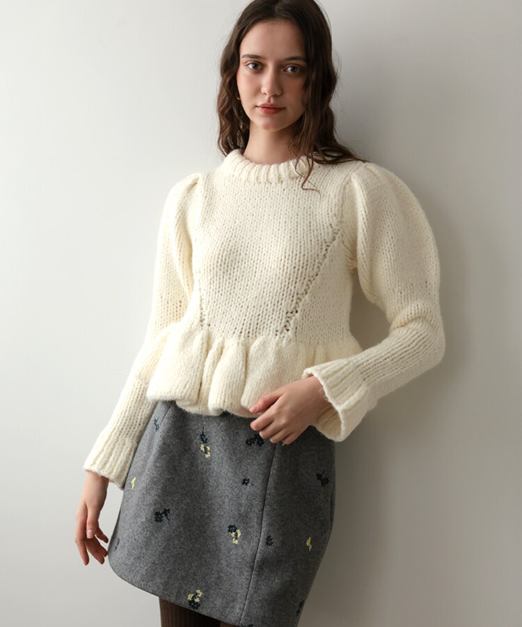 Donoban】ハンドメイドパフニット | ドノバン(DONOBAN) | マルイウェブ