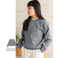 【pufe】レイヤード風プルオーバー