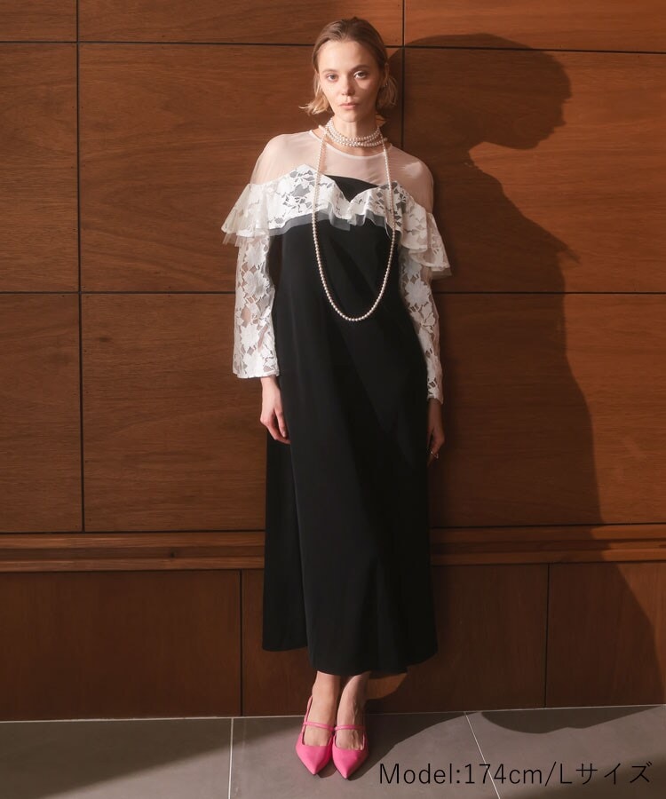 スーツ・フォーマル・ドレス ANDRESD sparkle lace velour dress sparkle lace velour dress | ANDRESD