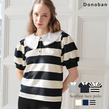 Donoban 】スカラップレースポロ | ドノバン(DONOBAN) | マルイウェブ 