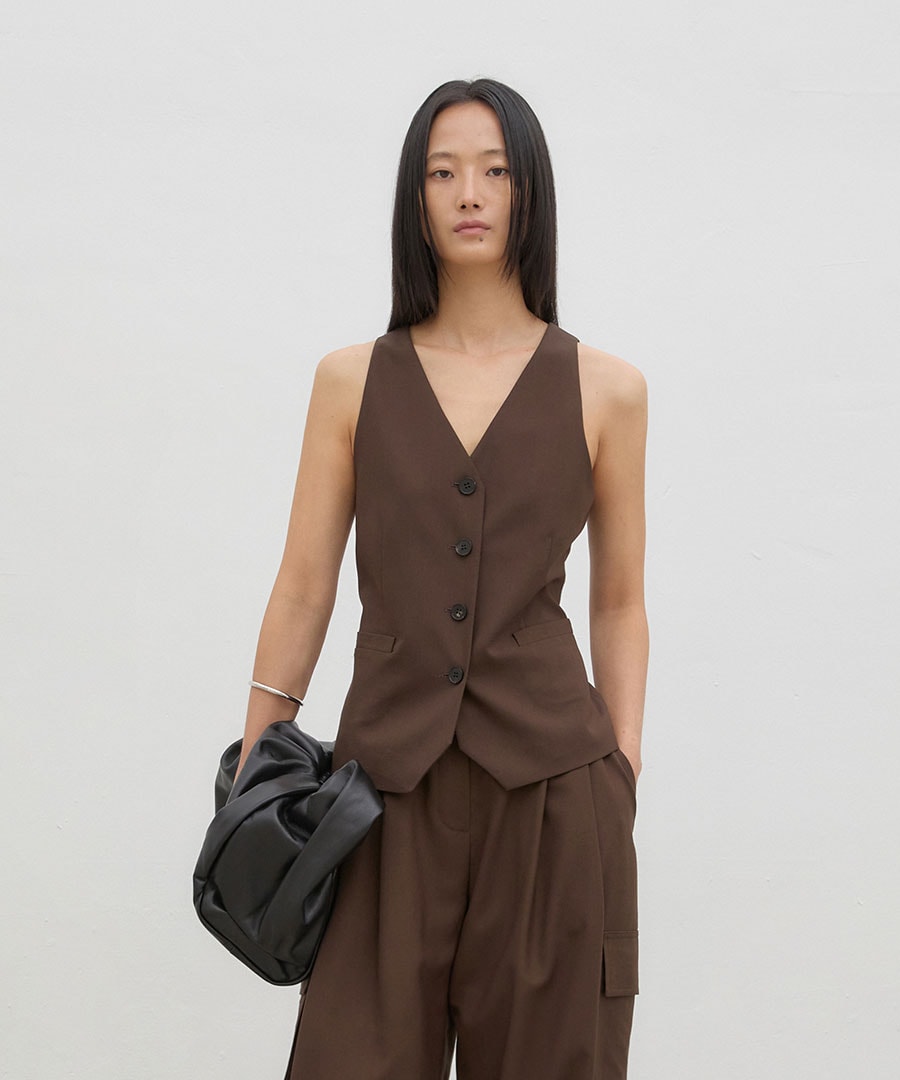 [�}���C]�yBLOSSOM�zDUN VEST/�h�m�o���iDONOBAN�j �u���E��