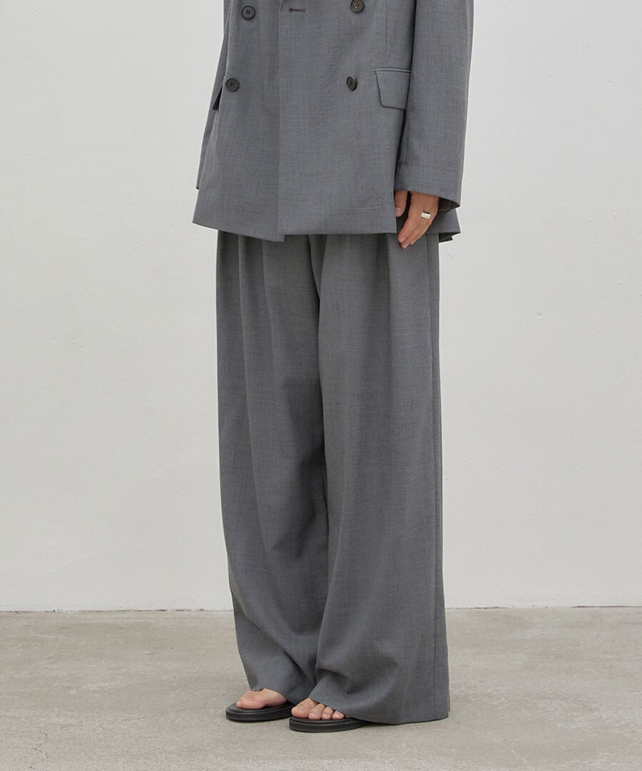 [�}���C]�yBLOSSOM�zDUN TWO-TUCK PANTS/�h�m�o���iDONOBAN�j �O���[