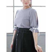 袖リボンレースプルオーバー | リジェイ＆スプル(Re-J&SUPURE) | マルイウェブチャネル