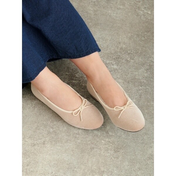 la farfa SHOES/ラ・ファーファシューズ】ラウンドリボンバレエ la farfa SHOES/ラ・ファーファシューズ】ラウンドリボンバレエ