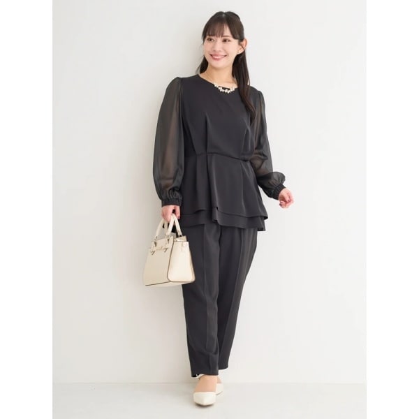 コットンシフォンティアードワンピース | ローズティアラ(Rose