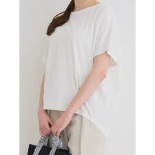 【接触冷感】USAコットン裾タックトップス