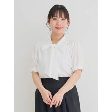 ボウタイリボンブラウス