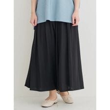 【接触冷感】タックワイドパンツ
