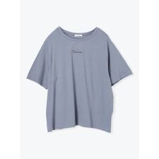 ミニロゴ刺繍Tシャツ