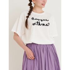 ロープ刺繍ロゴTシャツ