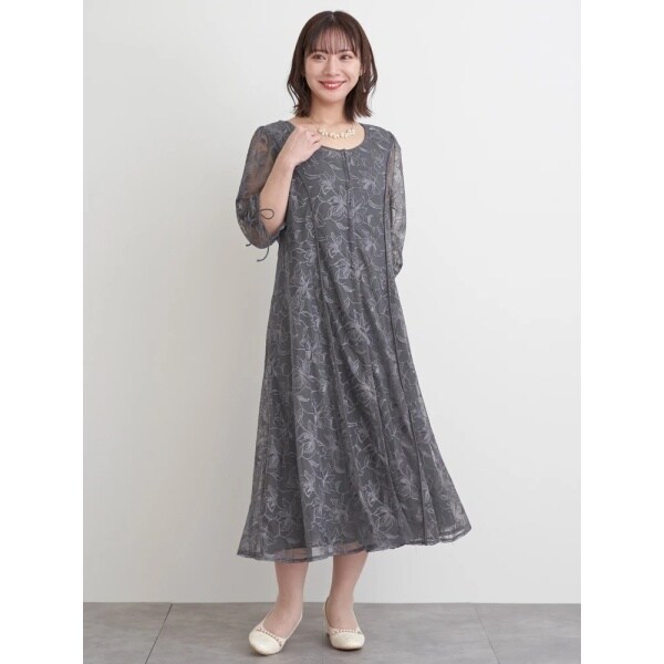 スズランチュール刺繍ワンピース | ローズティアラ(Rose Tiara