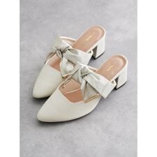 リジェイ＆スプル(Re-J&SUPURE)の【la farfa SHOES/ラ・ファーファシューズ】リボン2WAYミュール