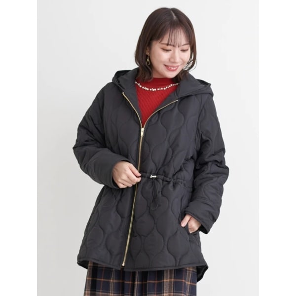 ウールカラーコート】フーテッドリバーコート | インディヴィ