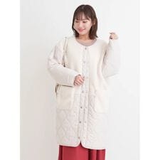 リジェイ＆スプル(Re-J&SUPURE)のボア切り替えキルティングコート