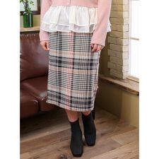 リジェイ＆スプル(Re-J&SUPURE)の【Komachiコラボ】ツイードチェックナロースカート