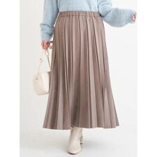 スエードポンチプリーツスカート
