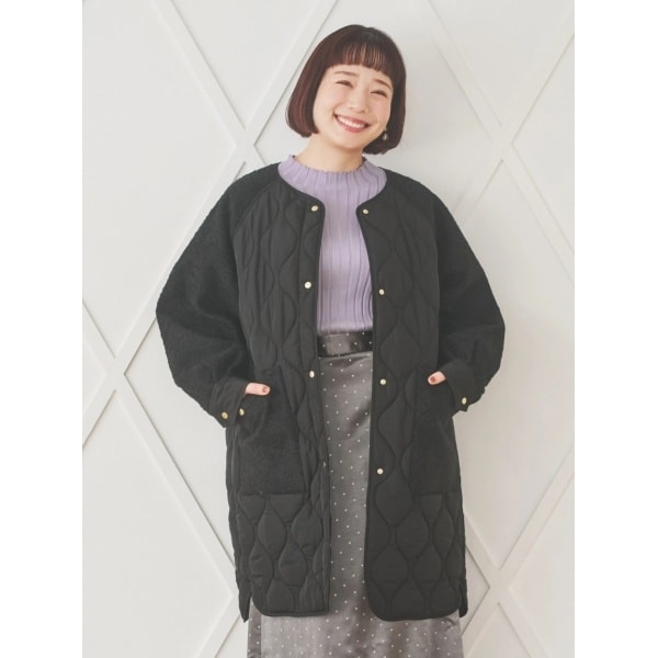 ウールカラーコート】フーテッドリバーコート | インディヴィ