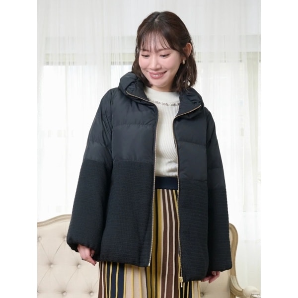 ベルテッド フォー ジップ ダウンジャケット | マイケル・コース