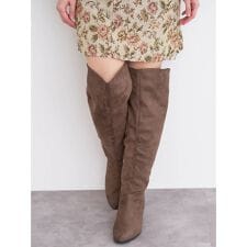 リジェイ＆スプル(Re-J&SUPURE)の【la farfa SHOES/ラ・ファーファシューズ】2WAYスエードニーハイブーツ