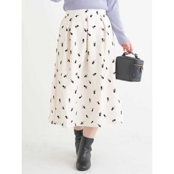 ブークレフロントボタンミニスカート（セットアップ可） | リジェイ