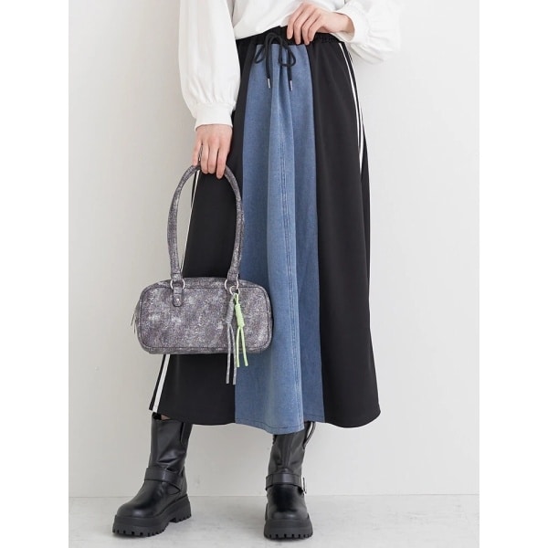 大きいサイズ》デニムフレアスカート《Maglie par ef-de》 | マーリエ