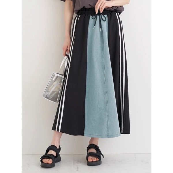 大きいサイズ》デニムフレアスカート《Maglie par ef-de》 | マーリエ