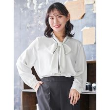 【正解ブラウス】 リボンタイブラウス
