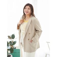 【Sasaki Mikiコラボ】ストレッチツイル Wテーラードジャケット