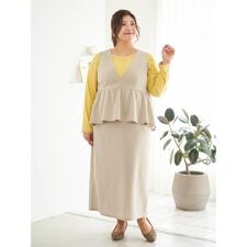 【Sasaki Mikiコラボ】ペプラムジャンパースカート