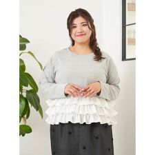 【Sasaki Mikiコラボ】3段フリルトップス