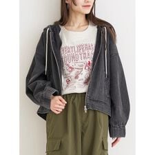 フードショートジャケット