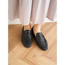 【la farfa SHOES/ラ・ファーファシューズ】ギャザーローファー