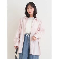 シアーストライプ2WAYシャツ