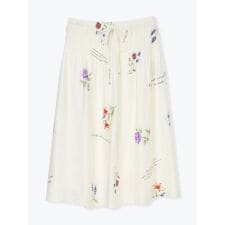 花柄プリントフレアスカート