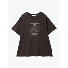 【接触冷感】モチーフ刺繍Tシャツ