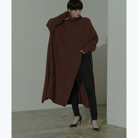 人気ブロガーyokoさんコラボ ﾀｰﾄﾙﾈｯｸｽﾘｯﾄﾆｯﾄﾜﾝﾋﾟｰｽ ミエット Miette ファッション通販 マルイウェブチャネル Ca000 091 31 01