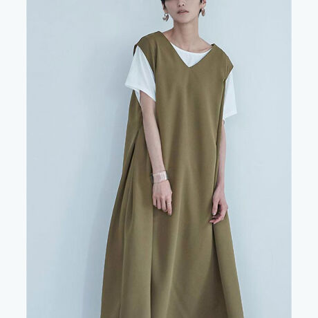 Vﾈｯｸaﾗｲﾝﾛﾝｸﾞﾜﾝﾋﾟｰｽ ミエット Miette Rvxn0670 ファッション通販 マルイウェブチャネル