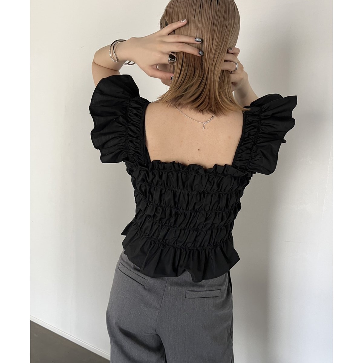 [�}���C]�V�����_�[�t�����V���[�����O�g�b�v�X/�W���G���[�u�iJewelobe�j �u���b�N