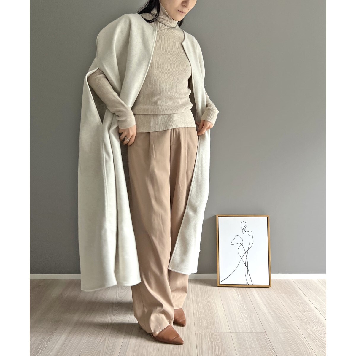 regleam ロングポンチョ ポンチョコート｜PONCHO COATの通販｜regleam