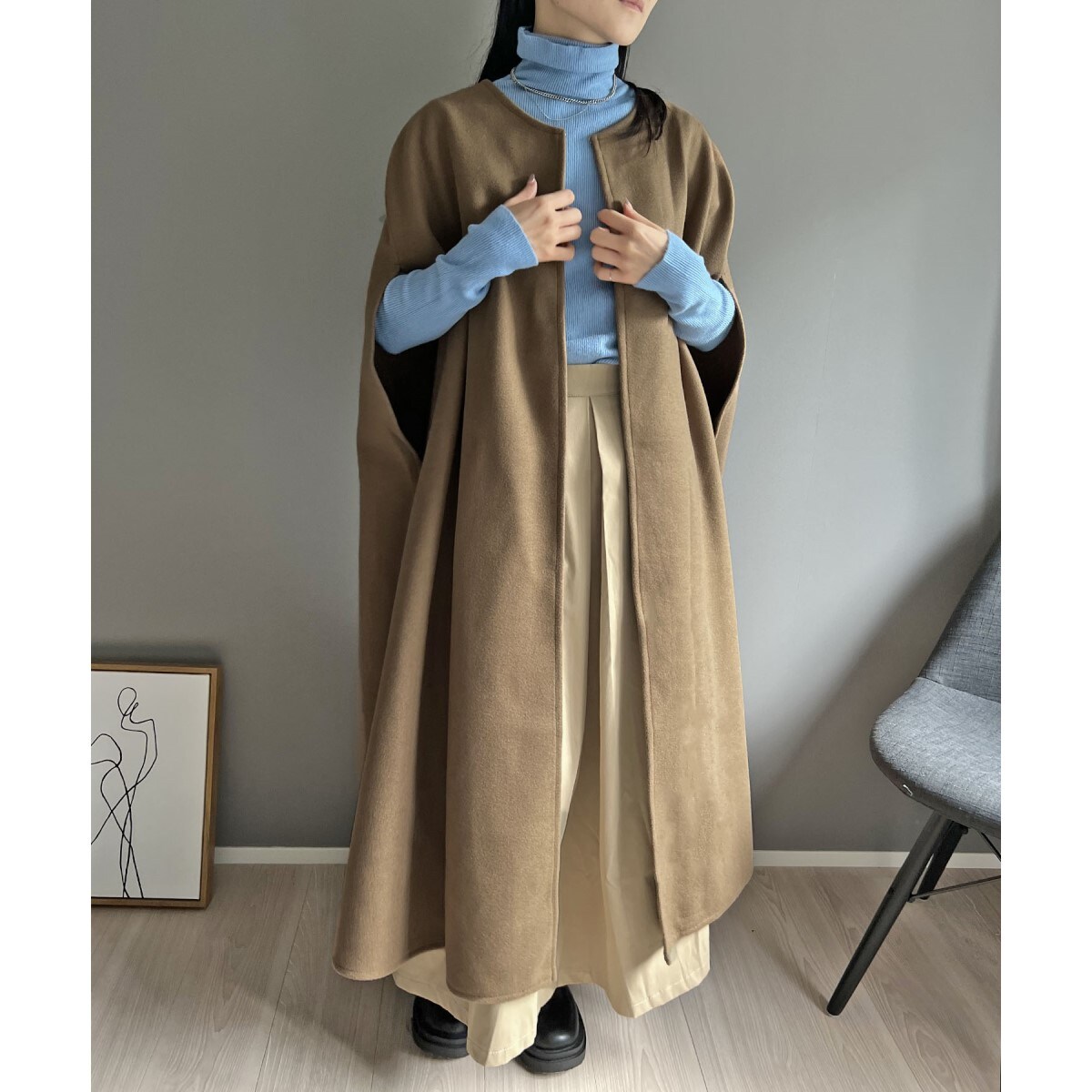 GIVENCHY（ジバンシー） ロングケープ ポンチョ