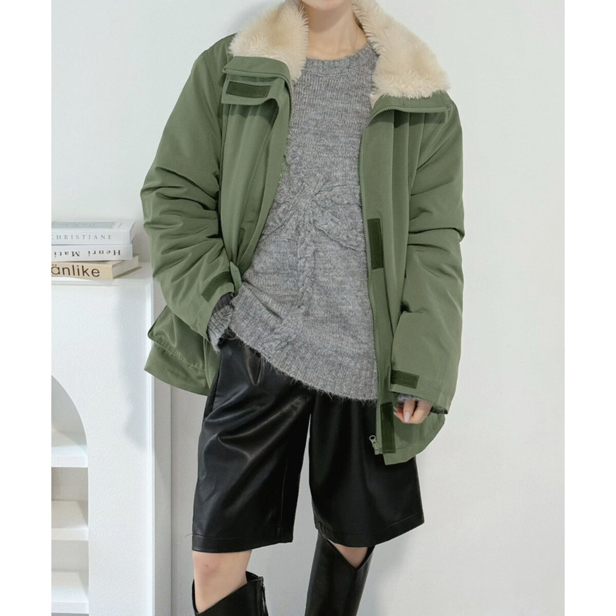 アルファ インダストリーズ N-3B ミリタリージャケット　レディース　S ALPHA（アルファ）の「＜ALPHA＞N-3B（ミリタリージャケット