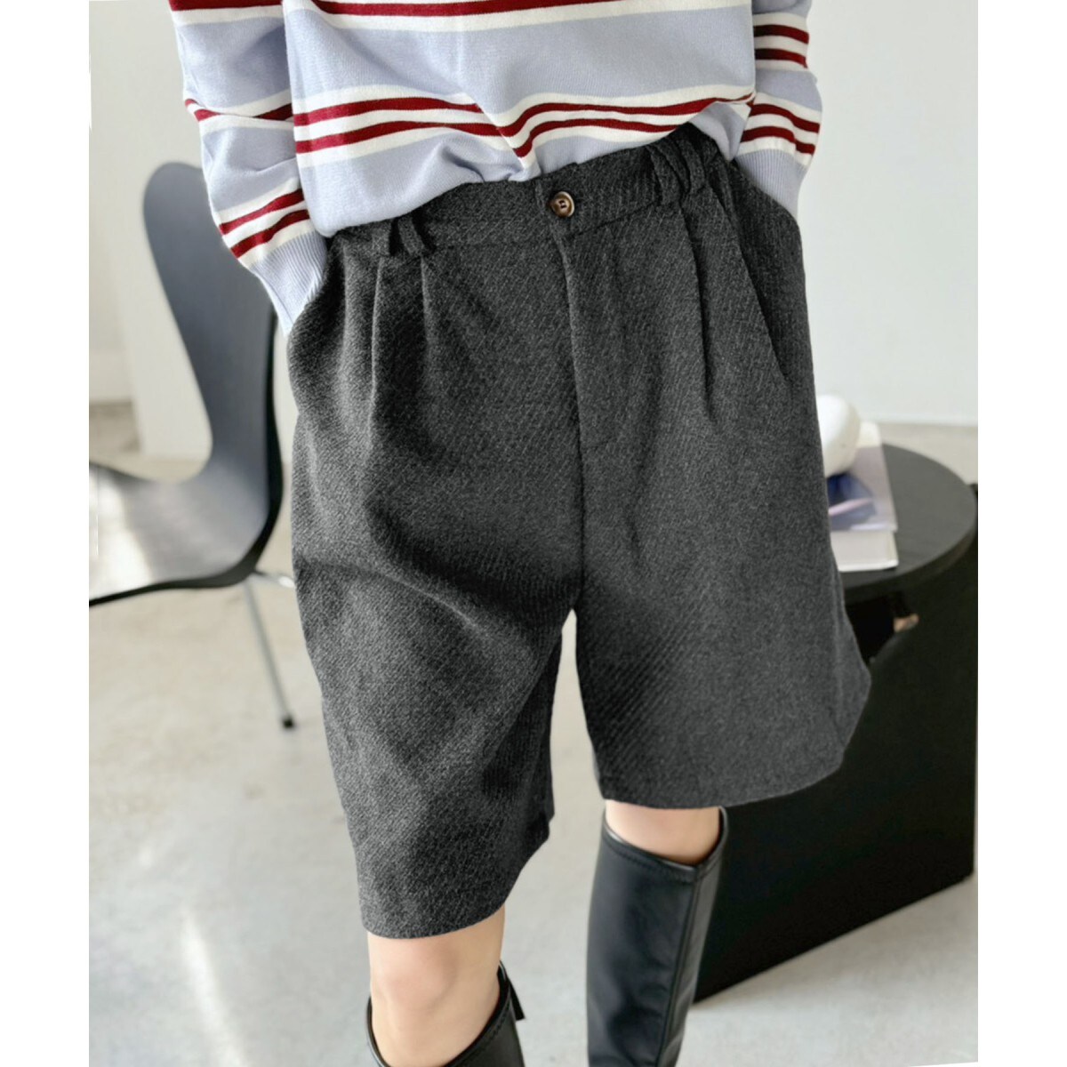 コルセットライク2wayハイウエストデニムパンツ | ジュエローブ