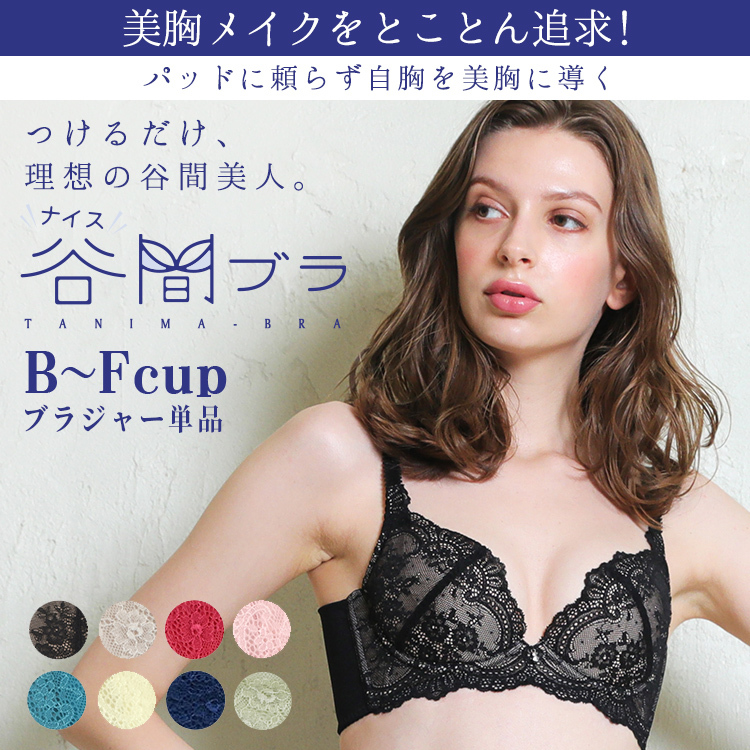 EBT001｜ナイス谷間ブラ ブラジャー単品 全8色 B-F/65-75 | アンテ